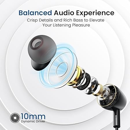 Portronics Harmonics Z10 Headset (Black) - Image 5